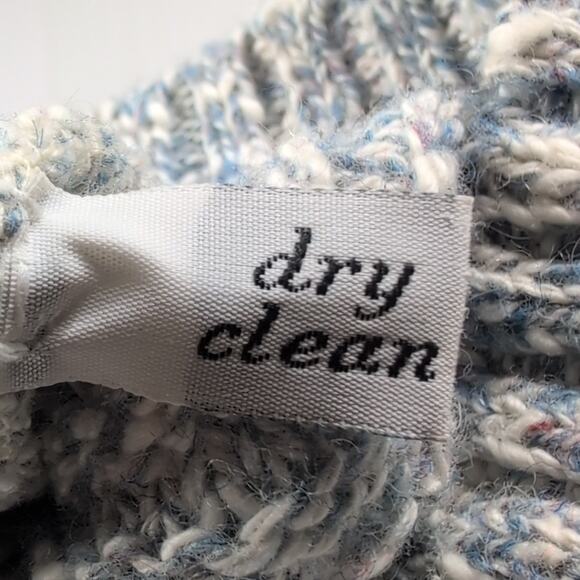 Pen West by Pendleton Sweater Men’s M Blue Gray Knit V-Neck Wool Cotton USA VTG - Picture 10 of 11